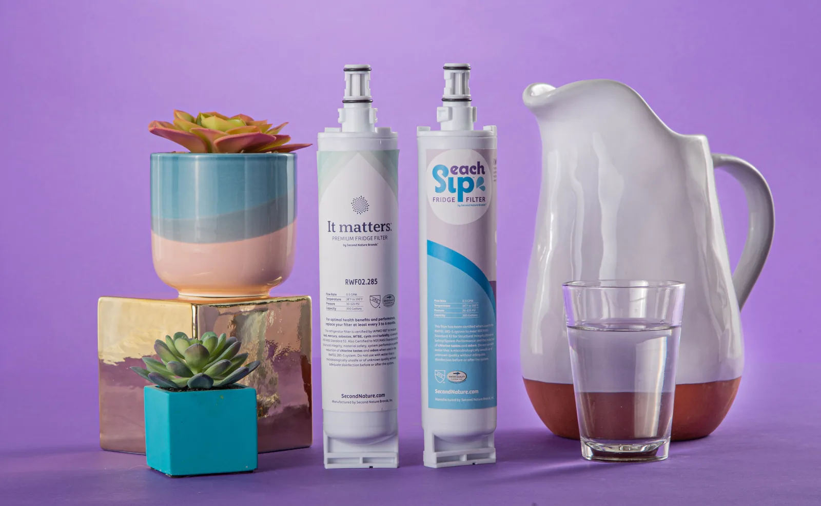 Colorful consumer products arranged in a polished studio still life